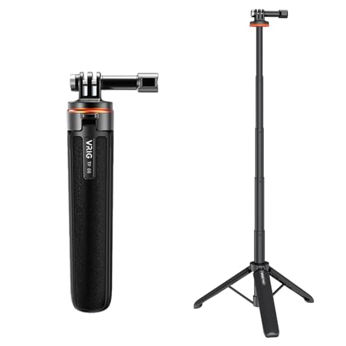 BeisDirect Stativständer mit Selfie-Stick für Insta360 Ace Pro, Hand-Teleskopstange für Insta 360 Ace Pro Insta 360 One X2/X3/XR/RS/DJI Action-Kamera von BeisDirect