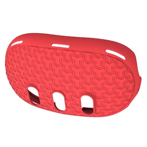 BeisDirect VR Headset Schutzhülle für Meta Quest 3 Silikon Schutzhülle Kratzfest Staubdicht VR Headset Skin Für Meta Quest 3 Schutz VR Spiel Zubehör (Rot) von BeisDirect