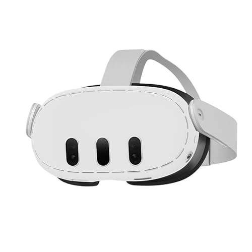 BeisDirect VR Headset Silikon Schutzhülle für Meta Quest 3 Schutzhülle Stoßfest und Staubdicht Silikon Schutzhülle für Meta Quest 3 VR Zubehör (Grau) von BeisDirect