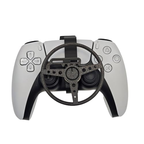Beisirect Mini-Lenkrad für PS5- und PS5 Slim Game Controller Auxiliary Ersatzspiel Lenkrad Zubehör von BeisDirect