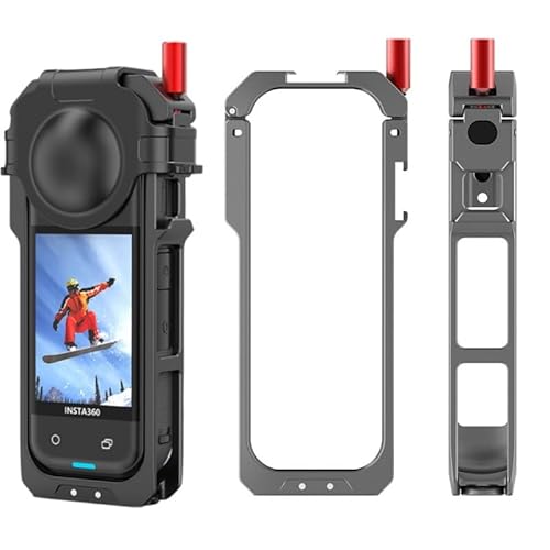 Metall-Schutzhülle für Insta360 X5 Zubehör, multifunktionaler Nutzrahmen, Schnellverschluss, stärkere Konstruktion, Aluminiumrahmen, Käfig mit Silikon-Objektivschutzkappe Metall-Schutzhülle für Insta360 X5 Zubehör, multifunktionaler Nutzrahmen, Schnellverschluss, stärkere Konstruktion, Aluminiumrahmen, Käfig mit Silikon-Objektivschutzkappe von BeisDirect