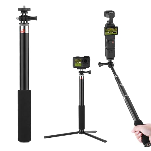 Selfie-Stick für DJI OSMO POCKET3 Kamera, verstellbarer Selfie-Stick Sportkamera, Verlängerungsstange aus Aluminiumlegierung von BeisDirect