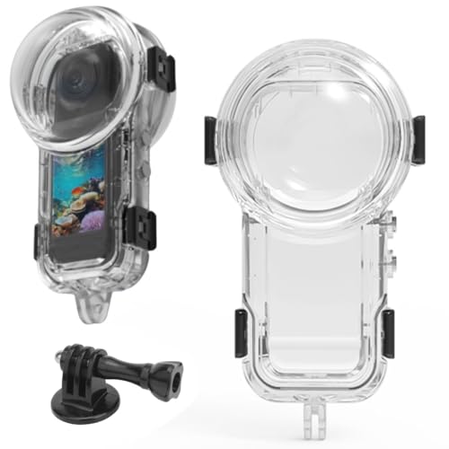 Unsichtbares Tauchgehäuse für Insta360 X5, Unterwasser 60 m wasserdichtes Tauchgehäuse, Schutzhülle für Insta360 X5 Gehäuse mit Halterung, Action-Kamera-Zubehör Unsichtbares Tauchgehäuse für Insta360 X5, Unterwasser 60 m wasserdichtes Tauchgehäuse, Schutzhülle für Insta360 X5 Gehäuse mit Halterung, Action-Kamera-Zubehör von BeisDirect