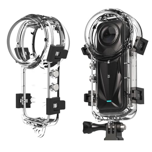 Wasserdichtes Gehäuse für Insta360 X5 Kamera, Unterwasser-Tauchgehäuse, Tauchwasser-Schutzhülle, unsichtbare Tauchhülle mit Halterung für Insta 360 X5 Sportkamera, 50 m Wasserdichtes Gehäuse für Insta360 X5 Kamera, Unterwasser-Tauchgehäuse, Tauchwasser-Schutzhülle, unsichtbare Tauchhülle mit Halterung für Insta 360 X5 Sportkamera, 50 m von BeisDirect