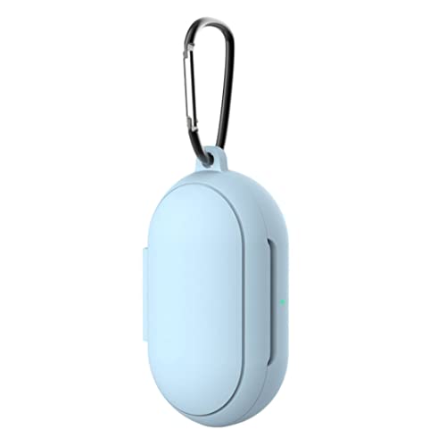Beito 1pc Silikonohrhörer Hülle kompatibel mit Samsung Galaxy Buds Plus Hörphone -Schutzabdeckung mit Keychain drahtlosen Ohrhörern Hülle Himmelblau von Beito