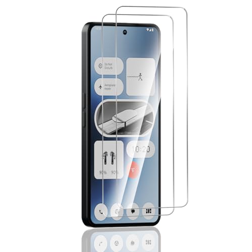Bekiikoo Schutzfolie für Nothing Phone 3(a) Pro für Panzerglas [2 Stück], Blasenfreie, Anti-Kratzer 9H Härte Schutzglas, HD Klar Displayschutzfolie für Nothing Phone 3(a) Pro von Bekiikoo