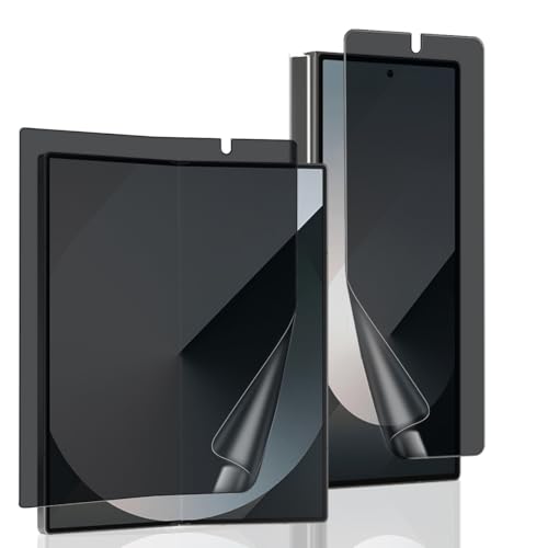 Bekiikoo Sichtschutz Schutzfolie für Samsung Galaxy Z Fold 6, [Nicht Panzer Schutz Glas], Anti-Spähen Folie/Blasenfreie/Anti-Kratzer, Privacy Panzerfolie für Samsung Galaxy Z Fold 6 Schutzfolie 2Stück von Bekiikoo