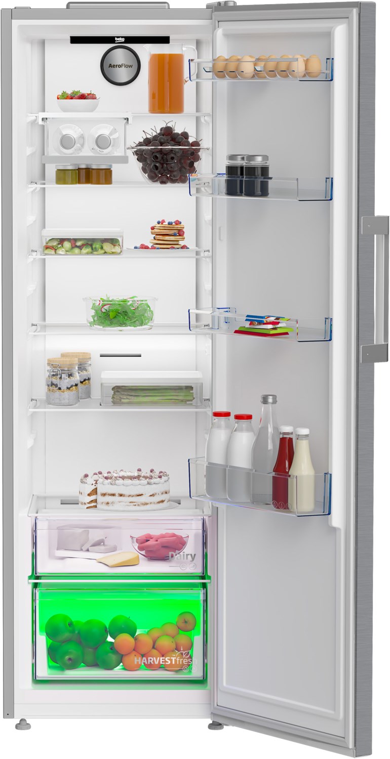 B3RMLNE444HXB Standkühlschrank edelstahl-look / E B3RMLNE444HXB Standkühlschrank edelstahl-look / E von Beko