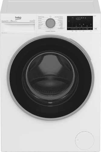 Beko B5WFU584135W b300 Waschvollautomat, Waschmaschine, 8 kg, Schleuderwahl 1400 U/min, SteamCure Dampffunktion, allergikergeeignet, AquaWave Schontrommel, Bluetooth-Steuerung, Weiß von Beko
