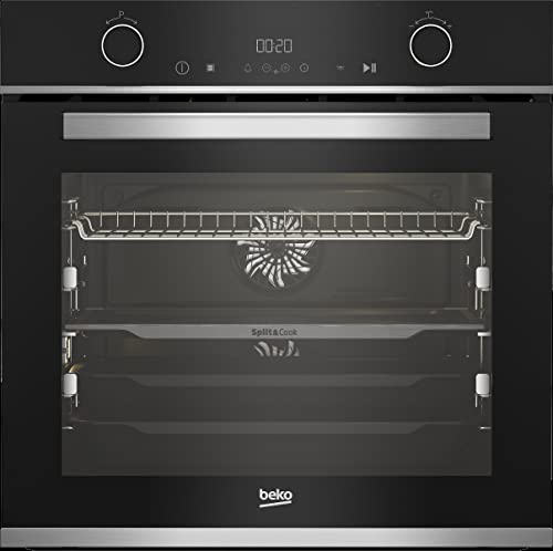 Beko BBVM13400XDS Einbaubackofen, 59,4 cm breit, 72 L, SteamShine, Soft-Close-Tür, Grillfunktion, Split Cook, schwarz Beko BBVM13400XDS Einbaubackofen, 59,4 cm breit, 72 L, SteamShine, Soft-Close-Tür, Grillfunktion, Split Cook, schwarz von Beko