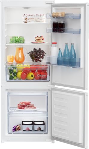 Beko BCSA240K4SN b100 Integrierbare Kühl-/Gefrierkombination, 214 l Nutzinhalt, 156 l Kühlen, 58 l Gefrieren, 145er Nische, Schlepptürtechnik, 37 dB, Einbau-Gerät, Weiß Beko BCSA240K4SN b100 Integrierbare Kühl-/Gefrierkombination, 214 l Nutzinhalt, 156 l Kühlen, 58 l Gefrieren, 145er Nische, Schlepptürtechnik, 37 dB, Einbau-Gerät, Weiß von Beko