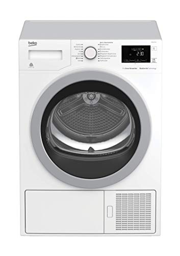 Beko DE8634RX0 Kondenstrockner mit Wärmepumpentechnologie / FlexySense - Elektronische Feuchtemessung / 16 Programme / Kombinierter Filtermechanismus / Beladungskapazität 8 kg von Beko