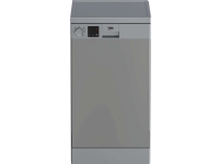 Beko DVS05024S, Freistehend, Single (45 cm breit), Silber, 10 Maßgedecke, C, 49 dB von Beko