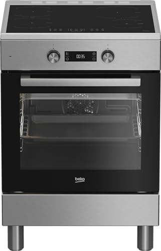 Beko - FSE69300X - Küche 60 x 60 cm, Multifunktionsofen mit 6 Kochfunktionen, Elektrogrill und Timer + Induktionskochfeld mit 4 Kochzonen, Klasse A, LED-Touch-Display, Farbe Edelstahl Beko - FSE69300X - Küche 60 x 60 cm, Multifunktionsofen mit 6 Kochfunktionen, Elektrogrill und Timer + Induktionskochfeld mit 4 Kochzonen, Klasse A, LED-Touch-Display, Farbe Edelstahl von Beko