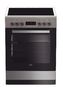 Beko FSM 67320 GXS Freistehender Elektroherd, Edelstahl von Beko