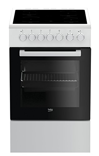 Beko FSM57100GW b100 Elektro-Herd mit Glaskeramik-Kochfeld, Freistehend, 50 cm Standherd, 55 Liter Volumen, Zeitschaltuhr, pflegeleichte Emaillierung, abnehmbare Backofentür, Schwarz Beko FSM57100GW b100 Elektro-Herd mit Glaskeramik-Kochfeld, Freistehend, 50 cm Standherd, 55 Liter Volumen, Zeitschaltuhr, pflegeleichte Emaillierung, abnehmbare Backofentür, Schwarz von Beko