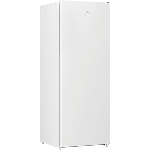 Beko RFSM200T40WN Gefrierschrank, 196 Nutzinhalt, No Frost, Schnellgefrierfunktion, LED-Display, 4 Gefrierschubladen, Geräuschpegel 39 dB (A), In unbeheizten Räumen nutzbar, Weiß von Beko