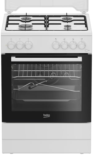 FBST62110ST Gasherd mit Elektroofen, 60 x 60 cm, weiß, Energieklasse A FBST62110ST Gasherd mit Elektroofen, 60 x 60 cm, weiß, Energieklasse A von Beko