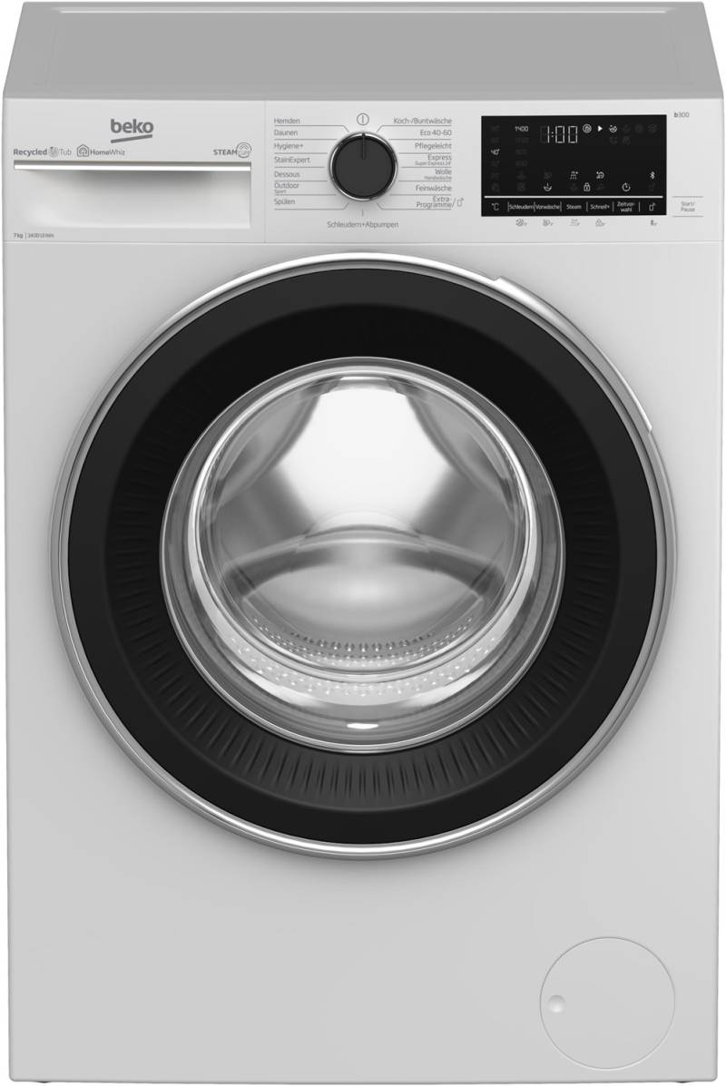 b300 B3WFU57413W Stand-Waschmaschine-Frontlader weiß / A von Beko