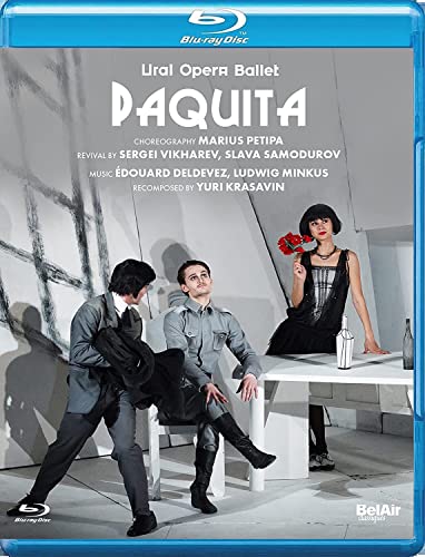 Krasavin: Paquita by Marius Petipa [Ekaterina Malkovich; Arsenti Lazarev; Maxim Klekovkin; Ural Opera Ballet; Orchestra of Ural Opera Ballet; Pavel Klinichev] [Blu-ray] von Belair Classiques