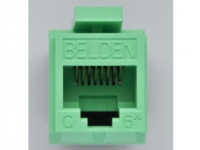 Belden AX101325, Flach, Grün, RJ-45, Weiblich, Cat6+, FCC Part 68, Subpart F, IEC 60603-7 von Belden