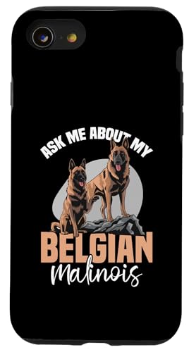 Belgischer Malinois Hund Hülle für iPhone SE (2020) / 7 / 8 von Belgian Malinois Gifts