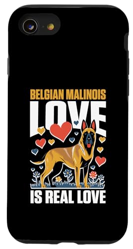 Belgischer Malinois Hund Hülle für iPhone SE (2020) / 7 / 8 von Belgian Malinois Gifts