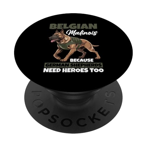 Belgischer Malinois Hund PopSockets Klebender PopGrip Belgischer Malinois Hund PopSockets Klebender PopGrip von Belgian Malinois Gifts