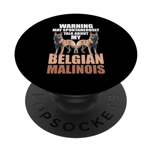 Belgischer Malinois Hund PopSockets Klebender PopGrip Belgischer Malinois Hund PopSockets Klebender PopGrip von Belgian Malinois Gifts