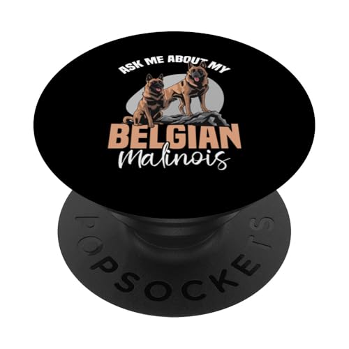 Belgischer Malinois Hund PopSockets Klebender PopGrip Belgischer Malinois Hund PopSockets Klebender PopGrip von Belgian Malinois Gifts