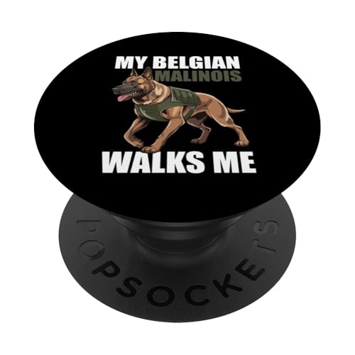 Belgischer Malinois Hund PopSockets Klebender PopGrip Belgischer Malinois Hund PopSockets Klebender PopGrip von Belgian Malinois Gifts
