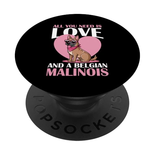 Belgischer Malinois Hund PopSockets Klebender PopGrip Belgischer Malinois Hund PopSockets Klebender PopGrip von Belgian Malinois Gifts
