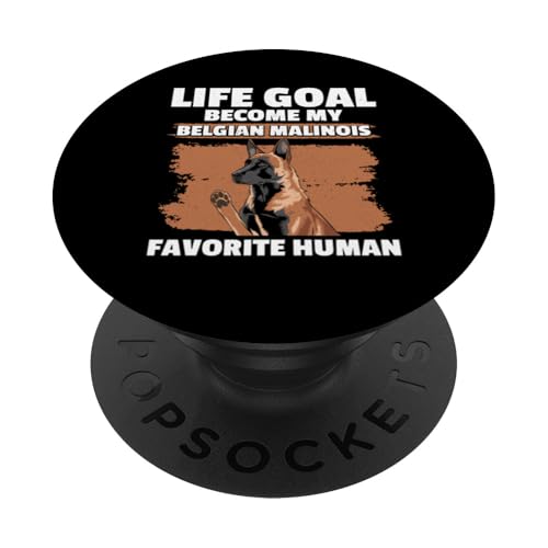 Belgischer Malinois Hund PopSockets Klebender PopGrip Belgischer Malinois Hund PopSockets Klebender PopGrip von Belgian Malinois Gifts