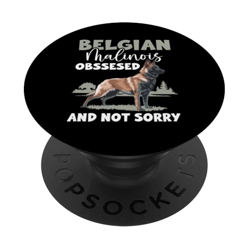 Belgischer Malinois Hund PopSockets Klebender PopGrip Belgischer Malinois Hund PopSockets Klebender PopGrip von Belgian Malinois Gifts