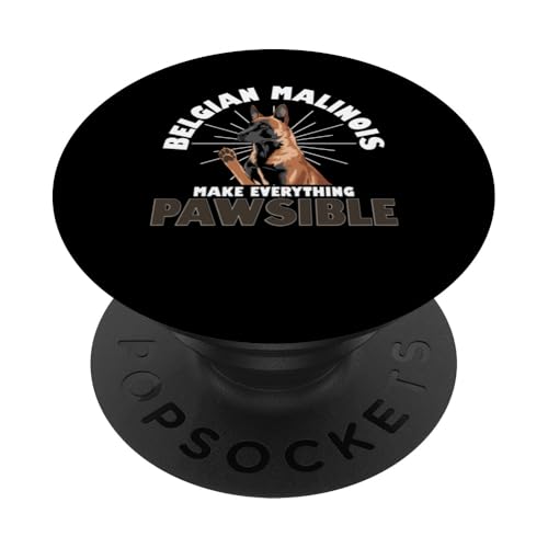 Belgischer Malinois Hund PopSockets Klebender PopGrip Belgischer Malinois Hund PopSockets Klebender PopGrip von Belgian Malinois Gifts