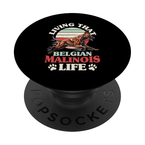 Belgischer Malinois Hund PopSockets Klebender PopGrip Belgischer Malinois Hund PopSockets Klebender PopGrip von Belgian Malinois Gifts