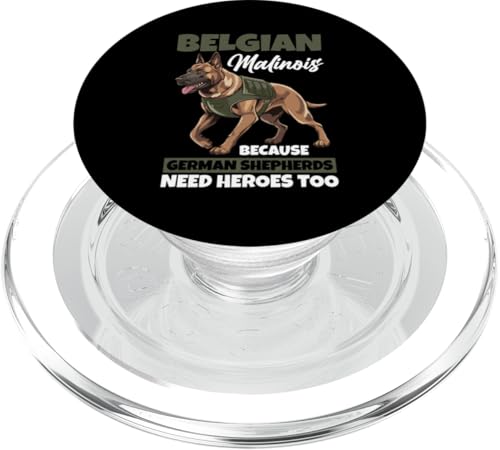 Belgischer Malinois Hund PopSockets PopGrip für MagSafe Belgischer Malinois Hund PopSockets PopGrip für MagSafe von Belgian Malinois Gifts