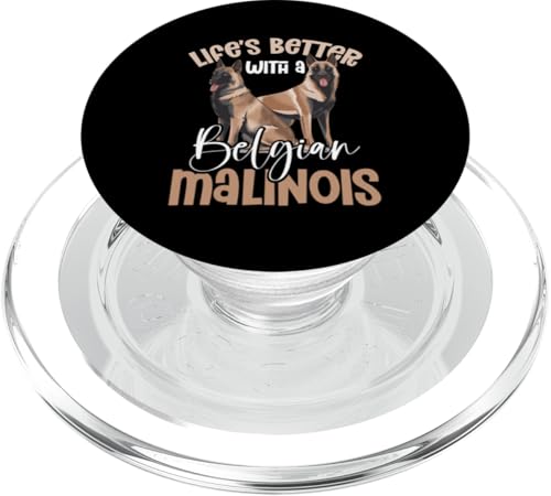 Belgischer Malinois Hund PopSockets PopGrip für MagSafe von Belgian Malinois Gifts