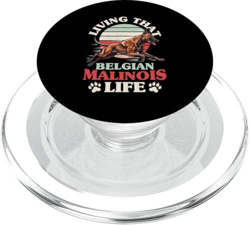 Belgischer Malinois Hund PopSockets PopGrip für MagSafe Belgischer Malinois Hund PopSockets PopGrip für MagSafe von Belgian Malinois Gifts