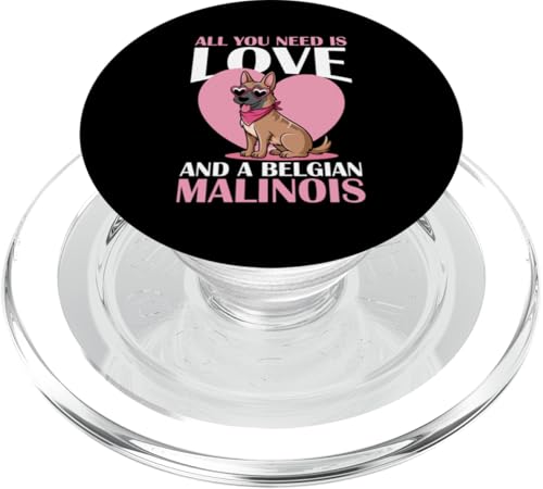 Belgischer Malinois Hund PopSockets PopGrip für MagSafe Belgischer Malinois Hund PopSockets PopGrip für MagSafe von Belgian Malinois Gifts