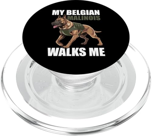 Belgischer Malinois Hund PopSockets PopGrip für MagSafe Belgischer Malinois Hund PopSockets PopGrip für MagSafe von Belgian Malinois Gifts