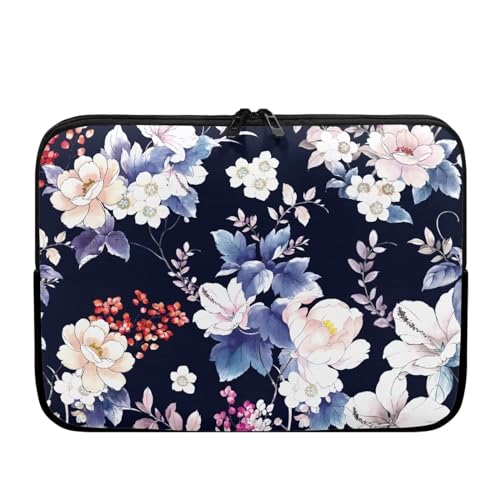 Belidome Blaue Blume Tablet Tragetasche Taschen Tragbare Laptop Abdeckungen von Belidome