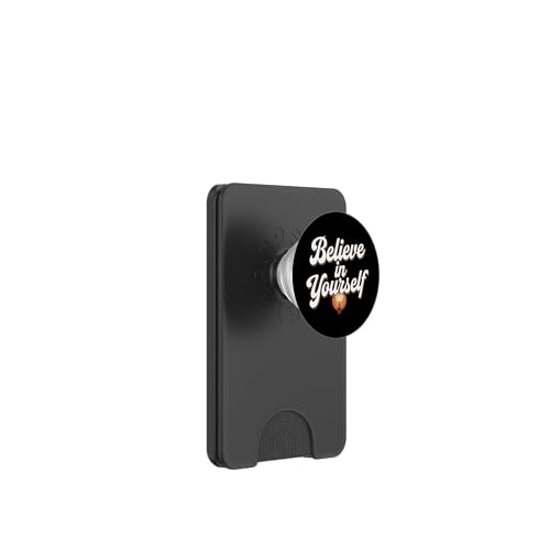 Glaube an dich selbst Sei du selbst Zitate Inspirierend Sei du PopSockets PopWallet für MagSafe von Believe In Yourself Positive Inspirational Shirt