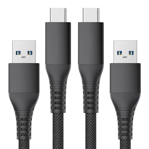 Maxonar 2 Stück USB C Schnellladekabel 10Gbit/s Daten USB A Android Auto Kabel QC3.0 3.1A Datenübertragungs Kabel USB3.2 Gen2 für Samsung S23/S22/S21 Note20 Galaxy Z Flip 5 Pixel 8 Pro 3M/10ft-Schwarz Maxonar 2 Stück USB C Schnellladekabel 10Gbit/s Daten USB A Android Auto Kabel QC3.0 3.1A Datenübertragungs Kabel USB3.2 Gen2 für Samsung S23/S22/S21 Note20 Galaxy Z Flip 5 Pixel 8 Pro 3M/10ft-Schwarz von Belker