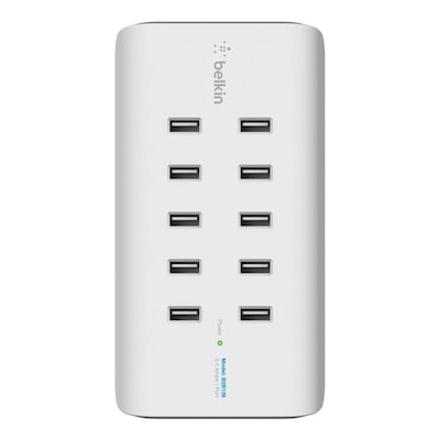 Belkin 10-Port USB-Ladestation 120W 2.4A pro Port Weiß Belkin 10-Port USB-Ladestation 120W 2.4A pro Port Weiß von Belkin