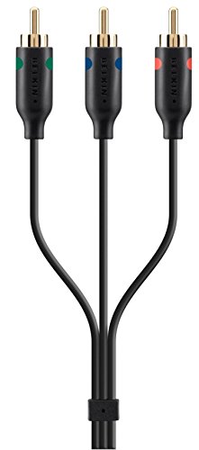 Belkin 2 m doppelt geschirmt Cinch Stecker/Stecker Video-Kabel – Schwarz von Belkin