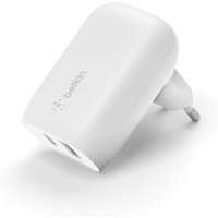 Belkin 37W Dual Wall Charger PPS, 25W USB-C, 12W USB-A, weiß Belkin 37W Dual Wall Charger PPS, 25W USB-C, 12W USB-A, weiß von Belkin