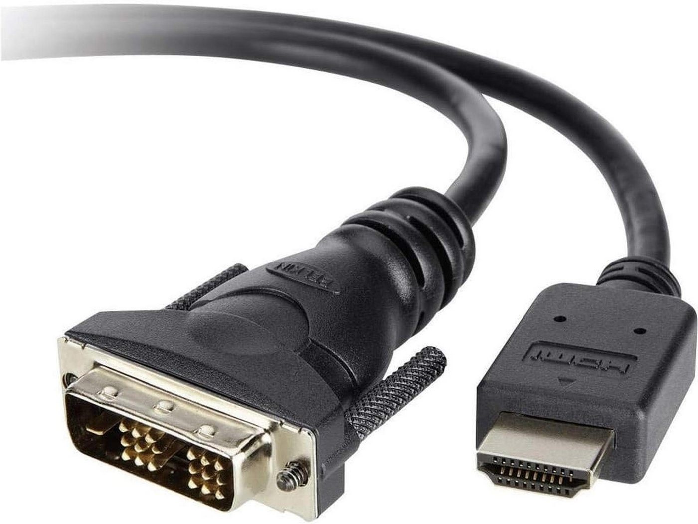 Belkin 3m HDMI auf DVI 18+1 Digital Kabel FULL HD 1080p PC Monitor TV HDMI-Adapter HDMI, DVI zu HDMI, Digital Video Kabel,DVI / HDMI Adapterkabel von Belkin