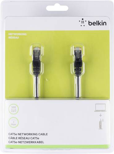 Belkin A3L793BT02MBLHS RJ45 Netzwerkkabel, Patchkabel CAT 5e S/FTP 2.00m Blau mit Rastnasenschutz 1S von Belkin