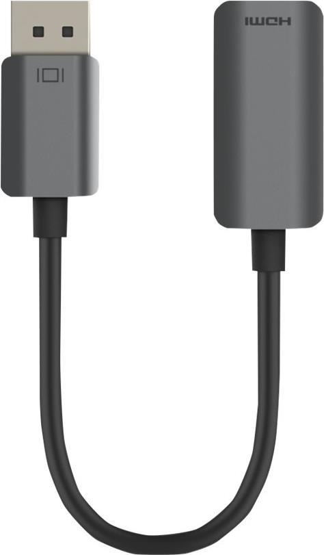 Belkin AVC011btSGY-BL 0,22 m DisplayPort HDMI Schwarz (AVC011BTSGY-BL) von Belkin